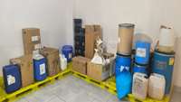 کشف و ضبط بیش از 800کیلوگرم مواد اولیه فرآورده های آرایشی و بهداشتی تاریخ گذشته